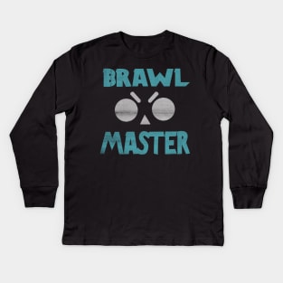 brawl master blue Kids Long Sleeve T-Shirt